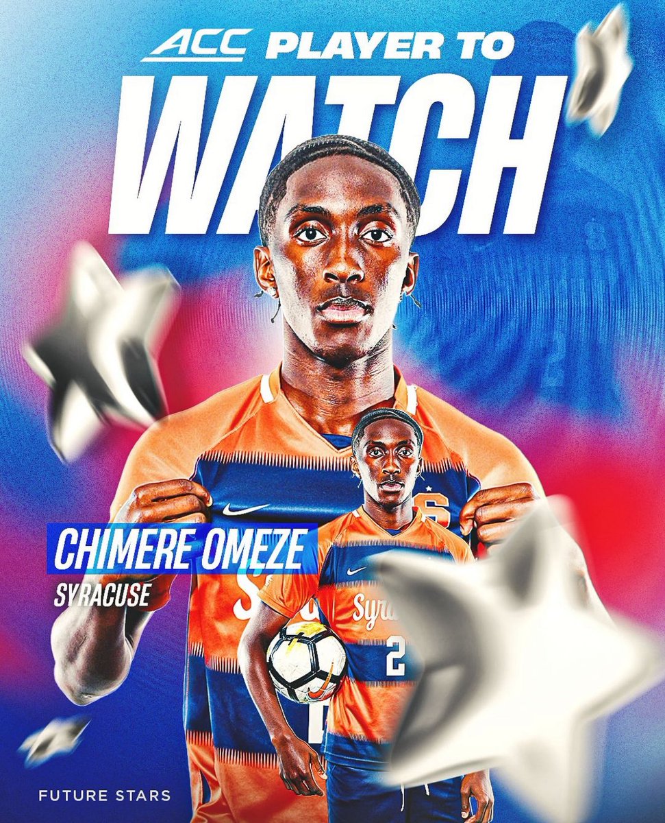 Jack_On_Sports's tweet photo. Syracuse soccer sophomore defender Chimere Omeze is an ACC player to watch. He recorded seven points last year. #DareToDream https://t.co/boWKbWqWfZ