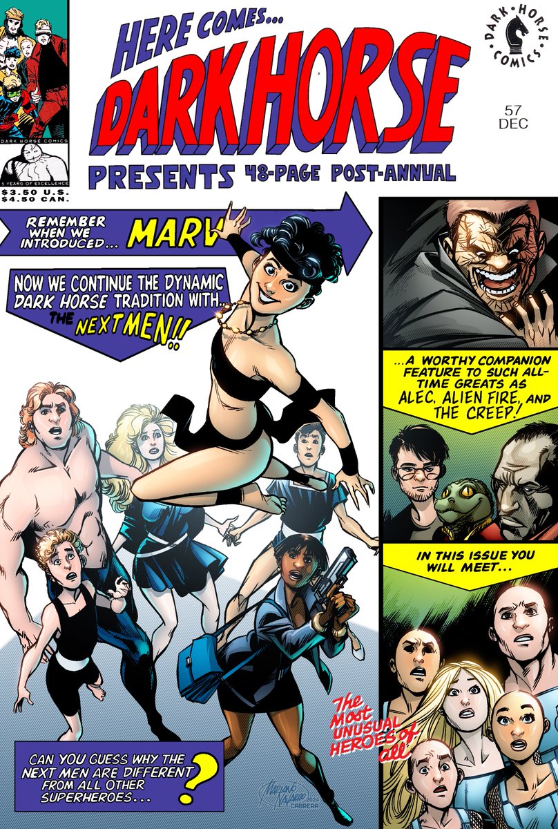 MarianoPNavarro's tweet photo. @CabreraColor @DCOfficial @DCComicsTalk @FrankiePaul64 @DCInfCovers @comic_fantastic @MonarchDafey @HeroicHaven @thecomicroom @IntoWeird @isabelamerced @jsapresents @MarvelLATAM @MarvelStudios @MarvelComicsHQ @ralphineson @FantasticFour @JackKirbyMuseum @MarvelEnter @megawelker @BackintheBronze In 1992 J.Byrne changed a 1986 concept pitched to DC to make it fit in with his graphic novel 2112.
#NextMen was a "sci-fi with a smell of superhero" series that explored mature topics such as sex, abortion and child abuse.
Art by me @MarianoPNavarro
Colors: @CabreraColor
1/3 https://t.co/6CEaSFMC5c