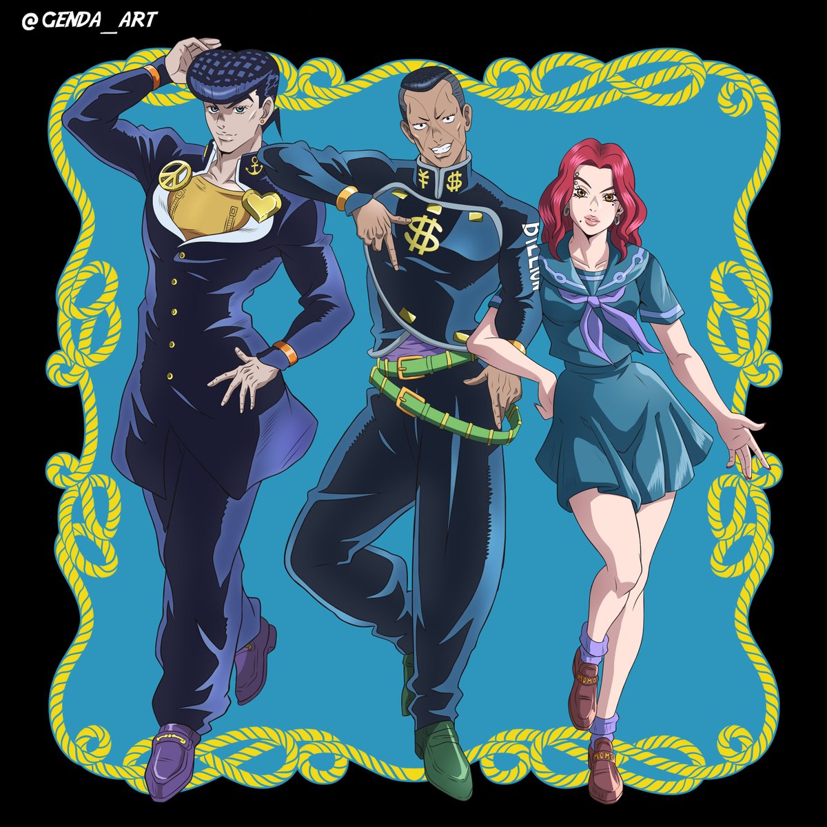 Ended up redrawing them myself
Recent commission, if interested in one for yourself DM me!