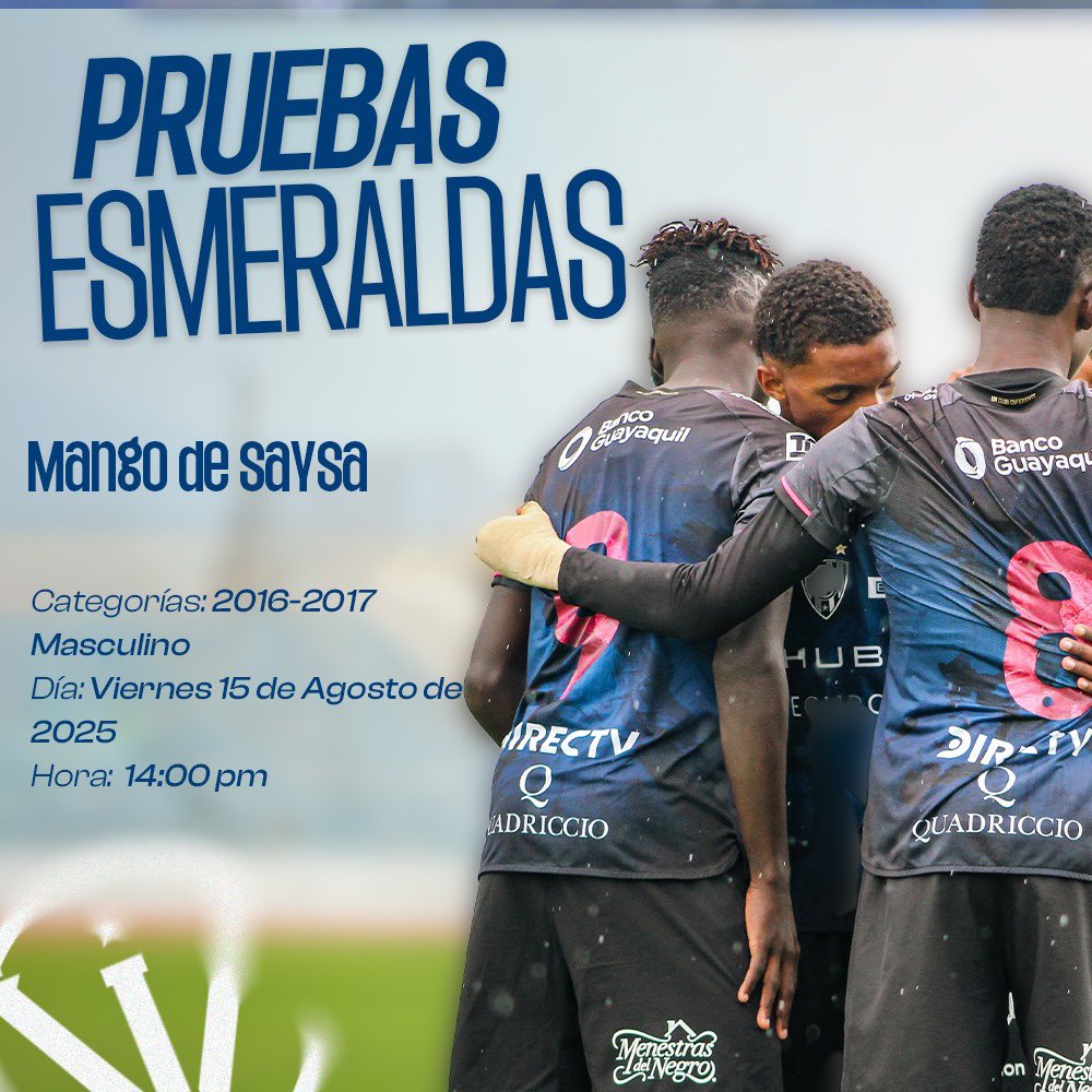 ATENCIÓN Pruebas #IDV 
🤝 Revisa las Categorías
⏰ Revisa los horarios 

👀👇Toda prueba es GRATUITA y deben llevar cédula de identidad