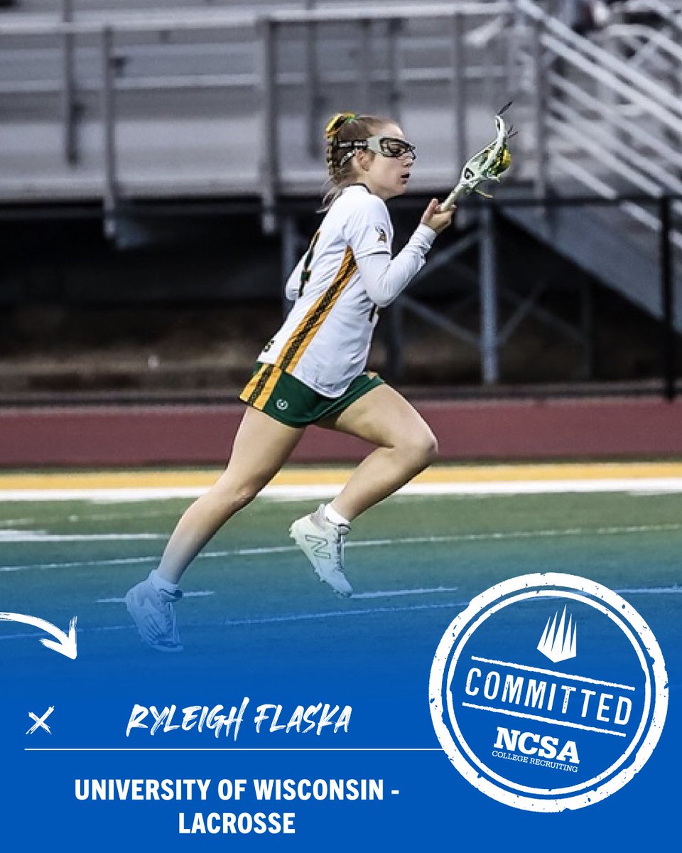 ncsa_lacrosse's tweet image. Congrats to Ryleigh Flaska on her verbal commitment to play lacrosse at the University of Wisconsin - LaCrosse! #ncsa #ncsacommit #ncaad3 #classof2026 #ncsalacrosse