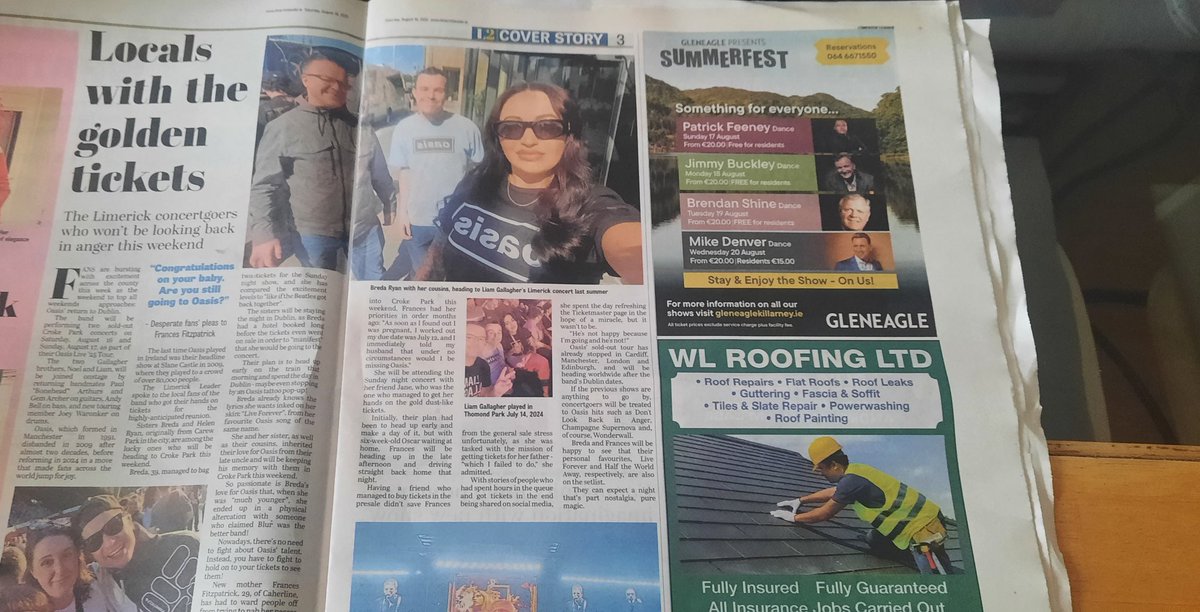 Nice piece on the limerick leader about  heading to oasis this weekend,  thanks for the interview  <a href="/Limerick_Leader/">Limerick Leader / Limerick Live</a>