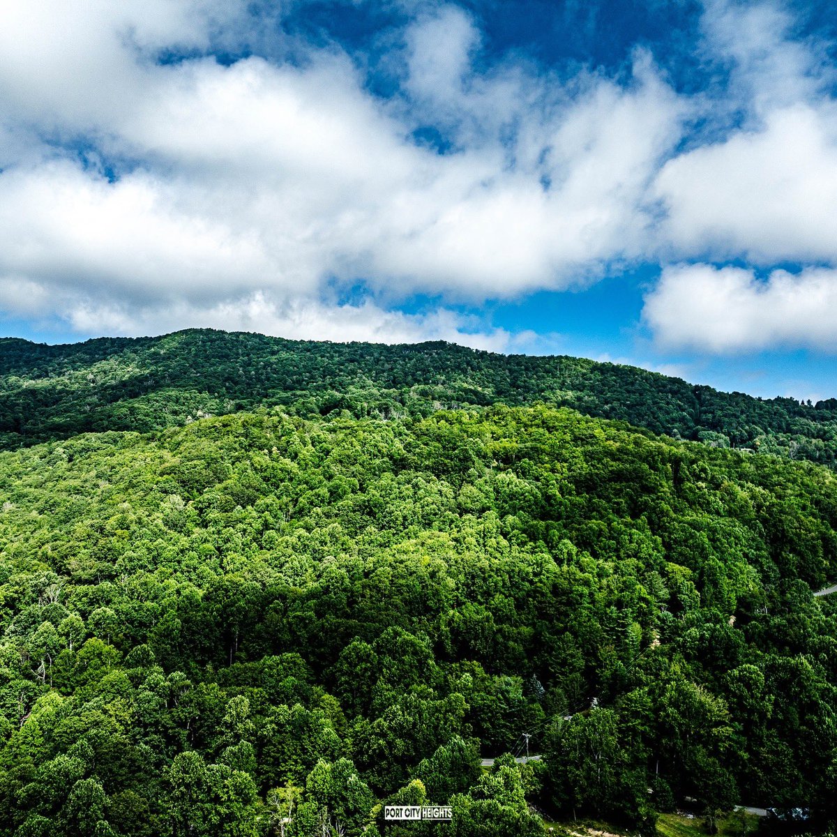 The Blue Ridge Mountains around Grandfather Mountain