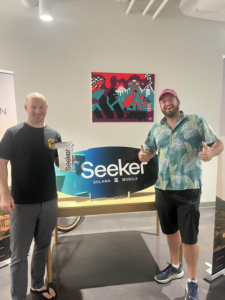 liamdig's tweet photo. The Seeker has landed and already loving the look and feel!

Big thanks to @solanamobile and @mtndao for supporting builders first - already putting it to work with @TimmyTwizz and excited to share what we are building soon! https://t.co/XsV9xbFTEJ
