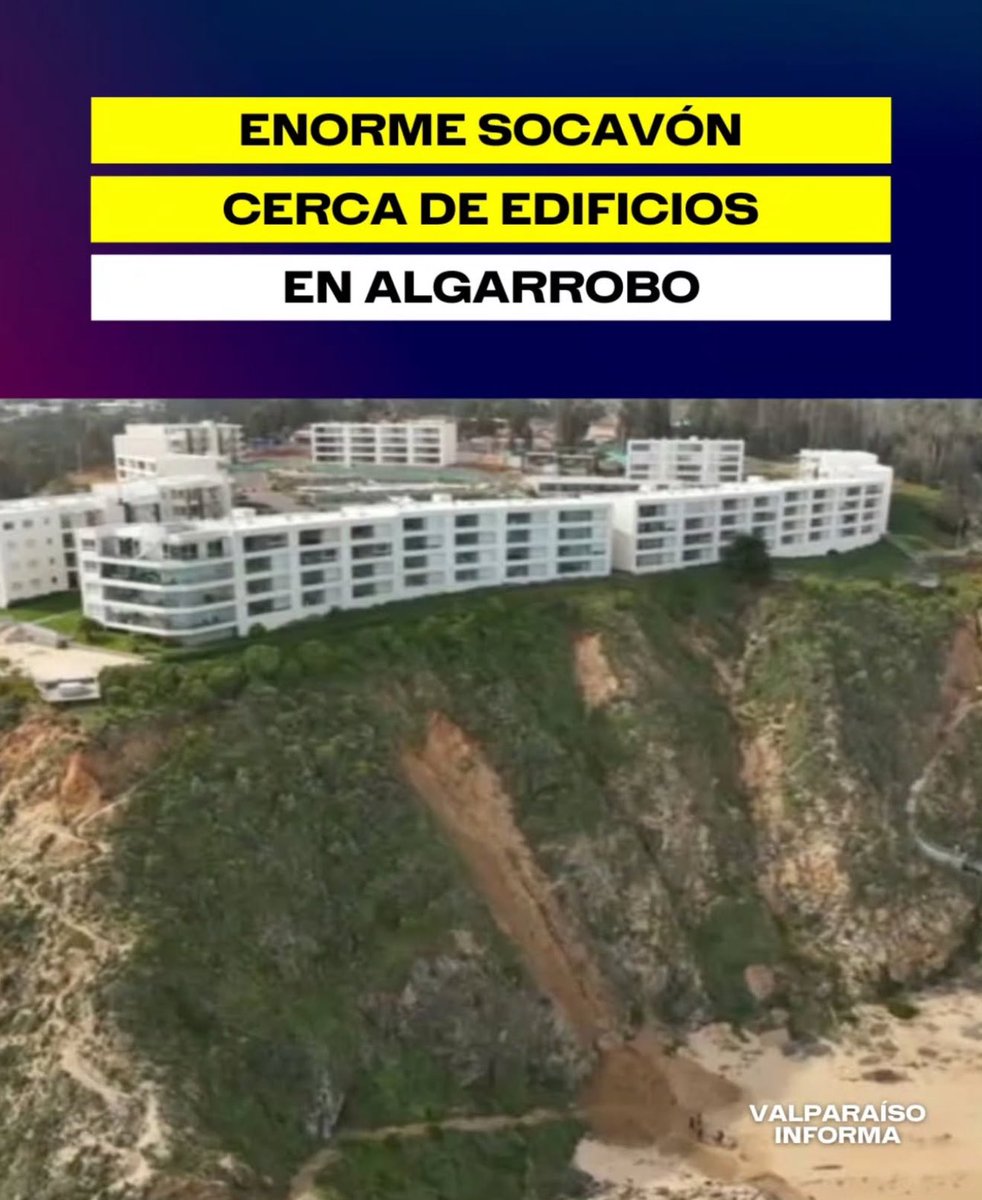 Si le gusta balancearse en un edificio ahí tiene un “atractivo” desarrollo inmobiliario. El extractivismo inmobiliario es horroroso. Esto es en El Yeco.