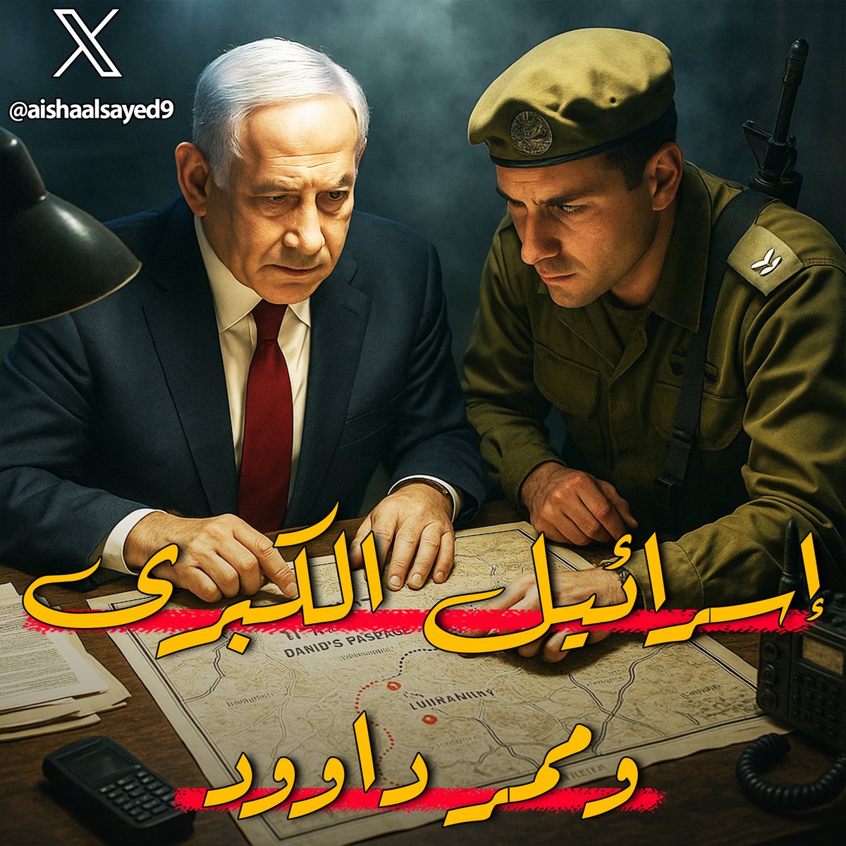 عارفة انك ممكن تكون قرأت الموضوع ده، بس بعد تصريح نتنياهو الاخير عن حلمه المزعوم ارض إسرائيل الكبرى، يبقى انشره تاني وتالت
نتنياهو ذكره تاني لانه بيحاول ينفذ حالياً جزء من الخطة دي "ممر داوود"
فضلاً شارك السرد ده لغيرك🔁بالذات للاخوة في سوريا عشان الكل يفهم اتجرأ اكتر ليه 
سرد🧵