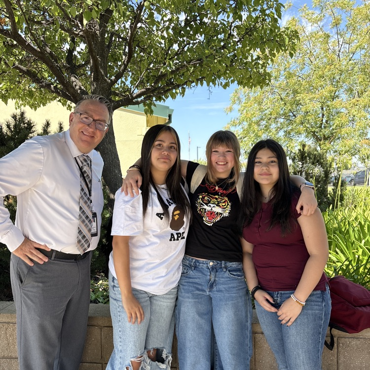 8th grade girls from Ishi Hills are having an awesome first day.