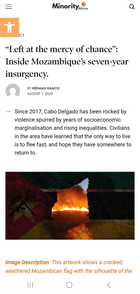 kapelloBoss's tweet photo. Cabo Delgado, once a province rich in natural gas and rubies, is now marked by mass graves, abandoned villages, and children growing up without homes or education.
 
https://t.co/cttiRG5IyY https://t.co/HxOYoqFrpo