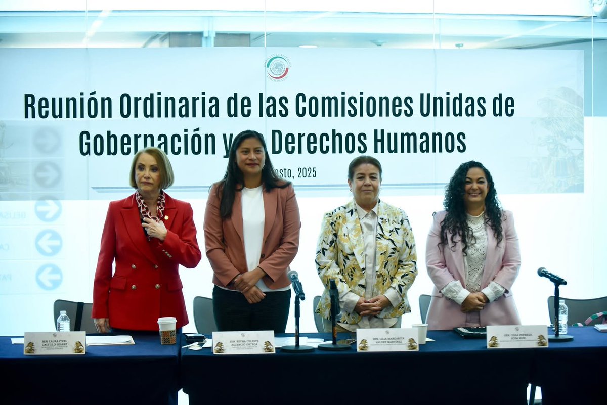 olgapsosa's tweet photo. Seguimos avanzando en la integración del Consejo Ciudadano del Sistema Nacional de Búsqueda de Personas.

En comisiones unidas de Gobernación y Derechos Humanos, aprobamos la integración de las personas que acreditan los requisitos para integrar el consejo ciudadano, de un total de 138 personas, 40 son elegibles.

Hemos trabajado con sensibilidad y espíritu humanista, poniendo en el centro a las víctimas, sus familias y el derecho a la verdad, de manera digna, con honestidad, empatía y esperanza.

El consejo se integra por 5 familiares, aspiran 11 perfiles; 4 representantes de organizaciones sociales, aspiran 18 perfiles; 4 representantes de organizaciones sociales, aspiran 11 personas.

#LegislarParaTamaulipas
#SenadorAconA