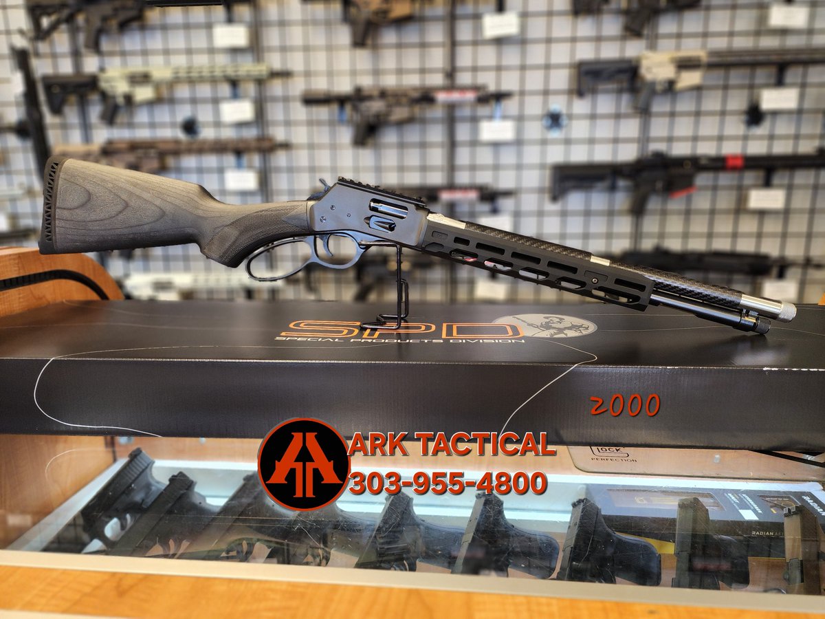 ArkTactical's tweet image. Henry Special Product Division HUSH
We have 1 in 357MAG and 1 in 30-30
16" threaded carbon fiber barrel, aluminum M-Lok handguard.