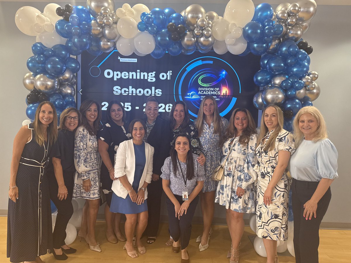 We had a great time at the <a href="/AcademicsMDCPS/">Division of Academics</a> Opening of Schools Meeting! We left feeling energized, inspired, and ready to roll up our sleeves to support schools. Here’s to making 2025-2026 the best year yet! #YourBestChoiceMDCPS <a href="/SuptDotres/">Jose L. Dotres, Ed.D.</a> <a href="/LDIAZ_CAO/">Lourdes Diaz</a>