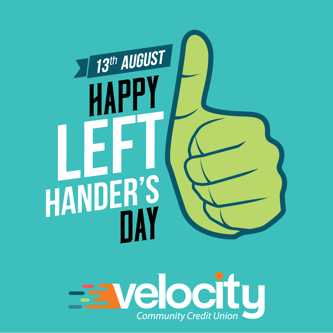 Happy Left-Handers Day! 👍

#LeftHandersDay #VelocityCCU