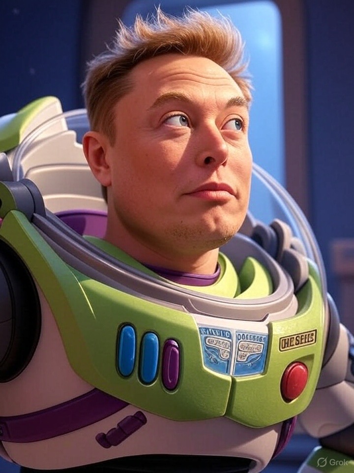 MaskedMelonUsk's tweet photo. What if we're toys in AXI - the ethical multiverse (the best optional ultimate video game engine)?
And the meaning of life is to go to the infinity and beyond? Build the multiverse inside of the multiverse?
#eUTO #AXI #mAXIntelligence #ethicalMultiverse https://t.co/1NegLouL07