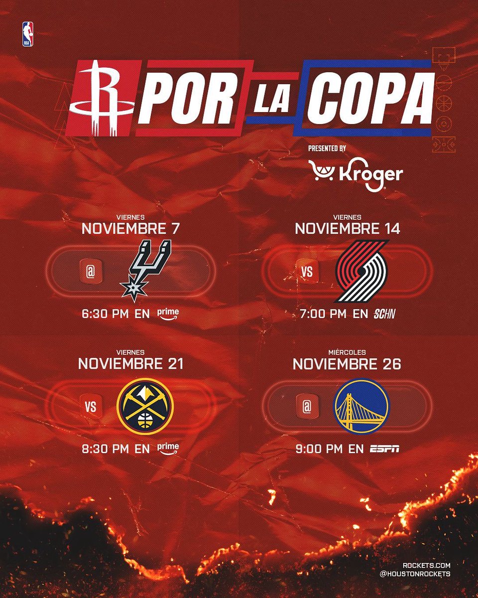 Nuestro calendario para la #NBACup 🏆

Nos vamos a divertir 💫