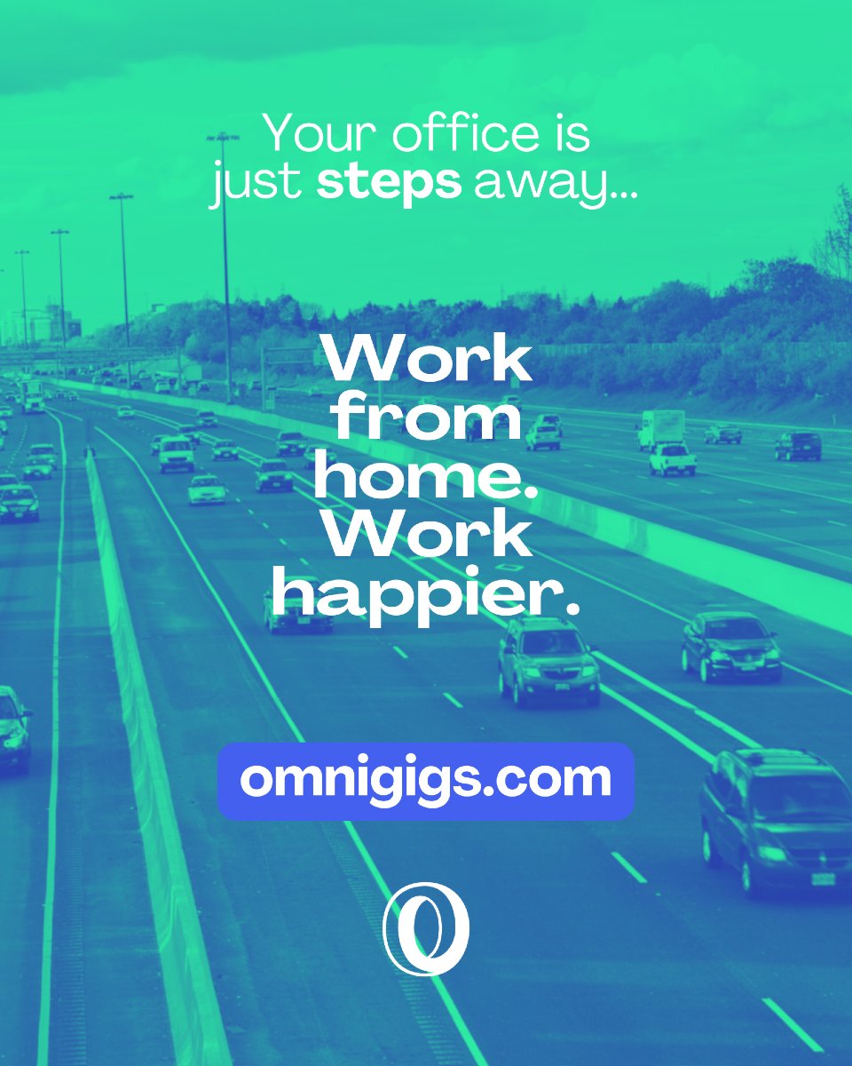 The only rush hour you need is coffee to desk. No traffic, no problem.