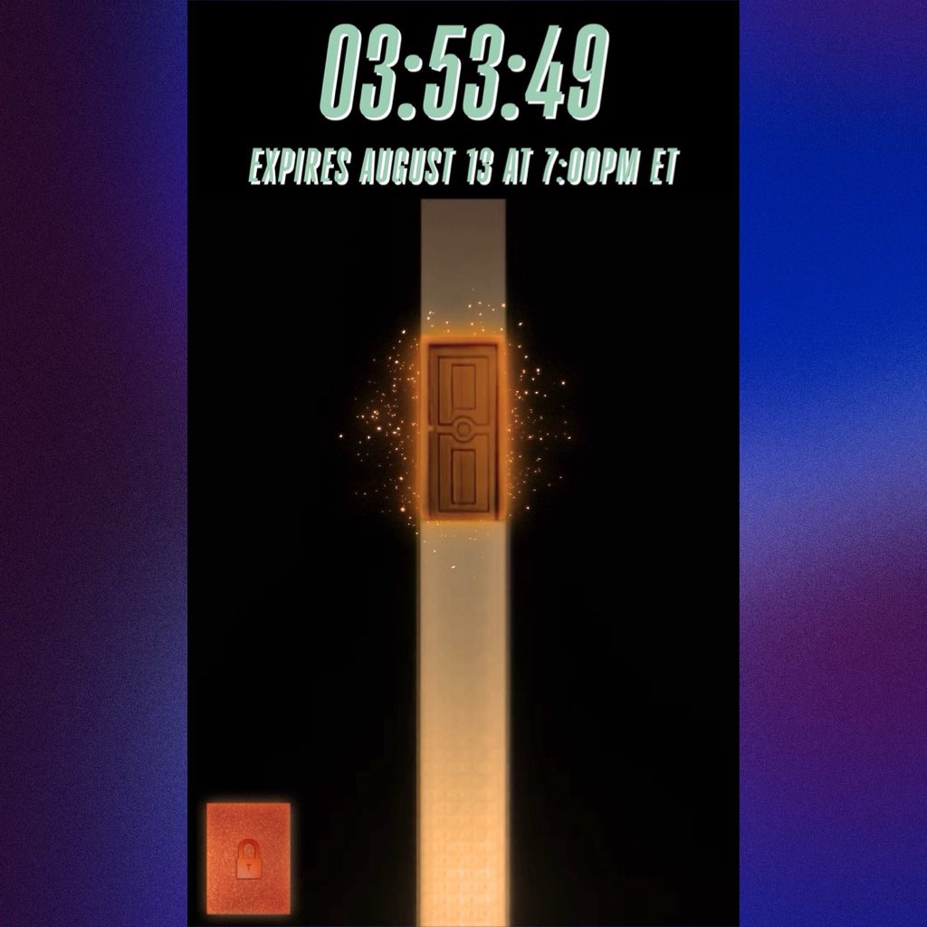 An orange lock has appeared on Taylor Swift’s 7PM ET website countdown.