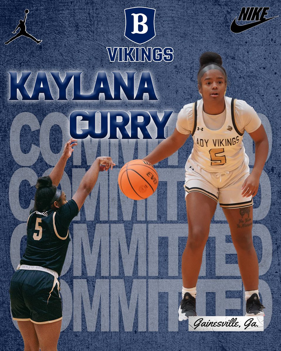 🏀Welcome Wednesday🏀

Please join us in welcoming freshman, Kaylana Curry from Gainesville, Ga. We are excited to have her joining the family! 🩵