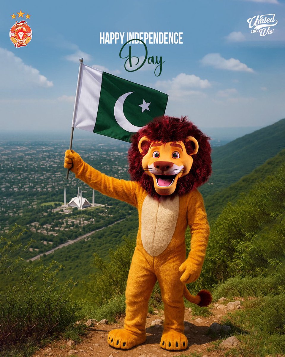 78 years of roarrrr 🦁🇵🇰

Meri Aan
Meri Pehchaan
Humara pyara Pakistan 💚

Happy Independence Day!

#UnitedForPakistan #PakistanZindabad #14August