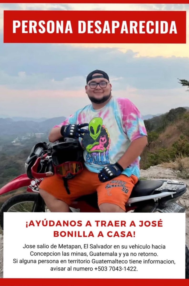 #Guatemala  #Concepcionlasminas 
¡Ayúdennos a encontrar a Juan Jose!