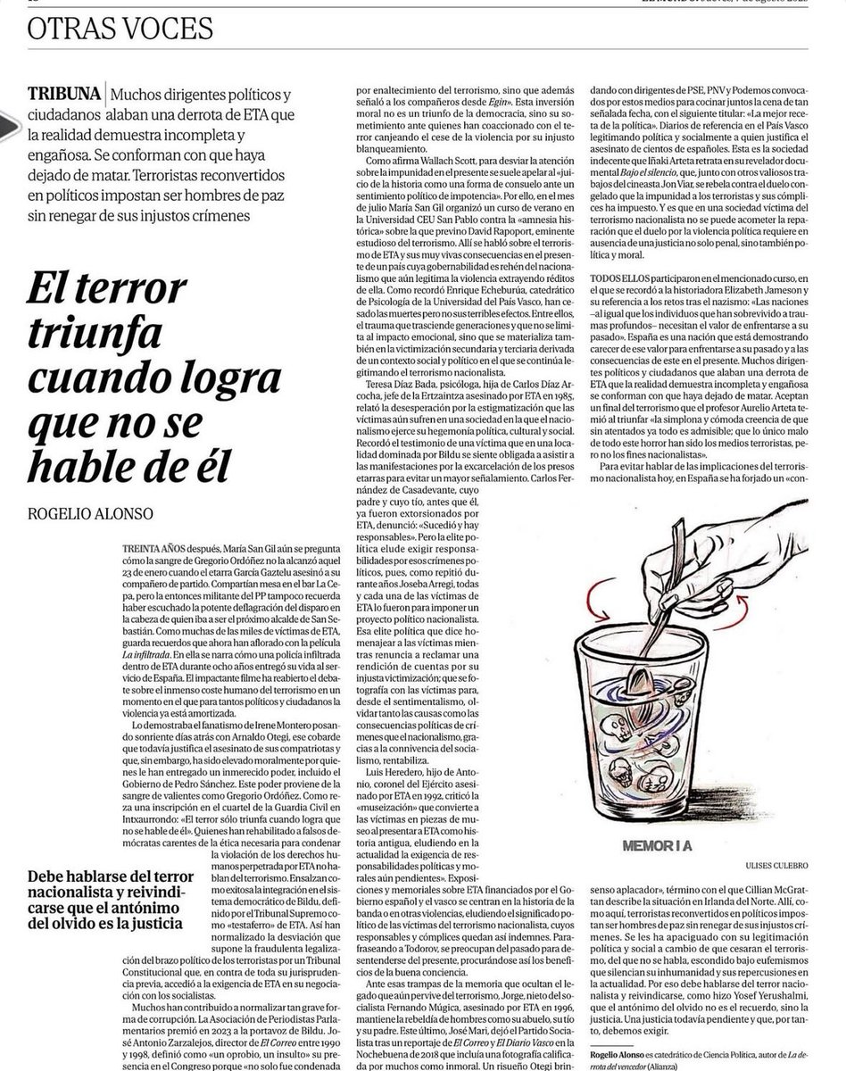 De lectura obligada. Memoria .