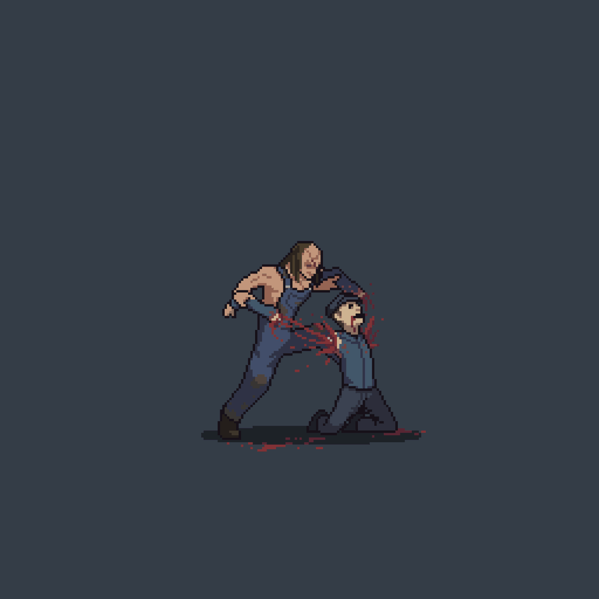 Resacality's tweet photo. #hatchet #pixelart https://t.co/gRYLlPRQQl