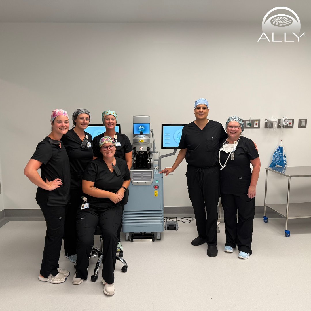 Welcome new ALLY® user Dr. Mac from Metrolina Eye Associates! Learn how ALLY can help your practice thrive! bit.ly/4mqT64l

#RoboticLaserSystem #LENSAR #ALLYSystem
