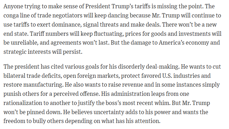 davidharrell's tweet photo. Yep -- he likes them because of the absolute power they give him -- he can basically wake up each morning and reward or punish countries and large companies, based on his mood that day. And it's another way of commanding attention and media coverage. https://t.co/zDvXW7Y0cU https://t.co/VIfIDhSDWF