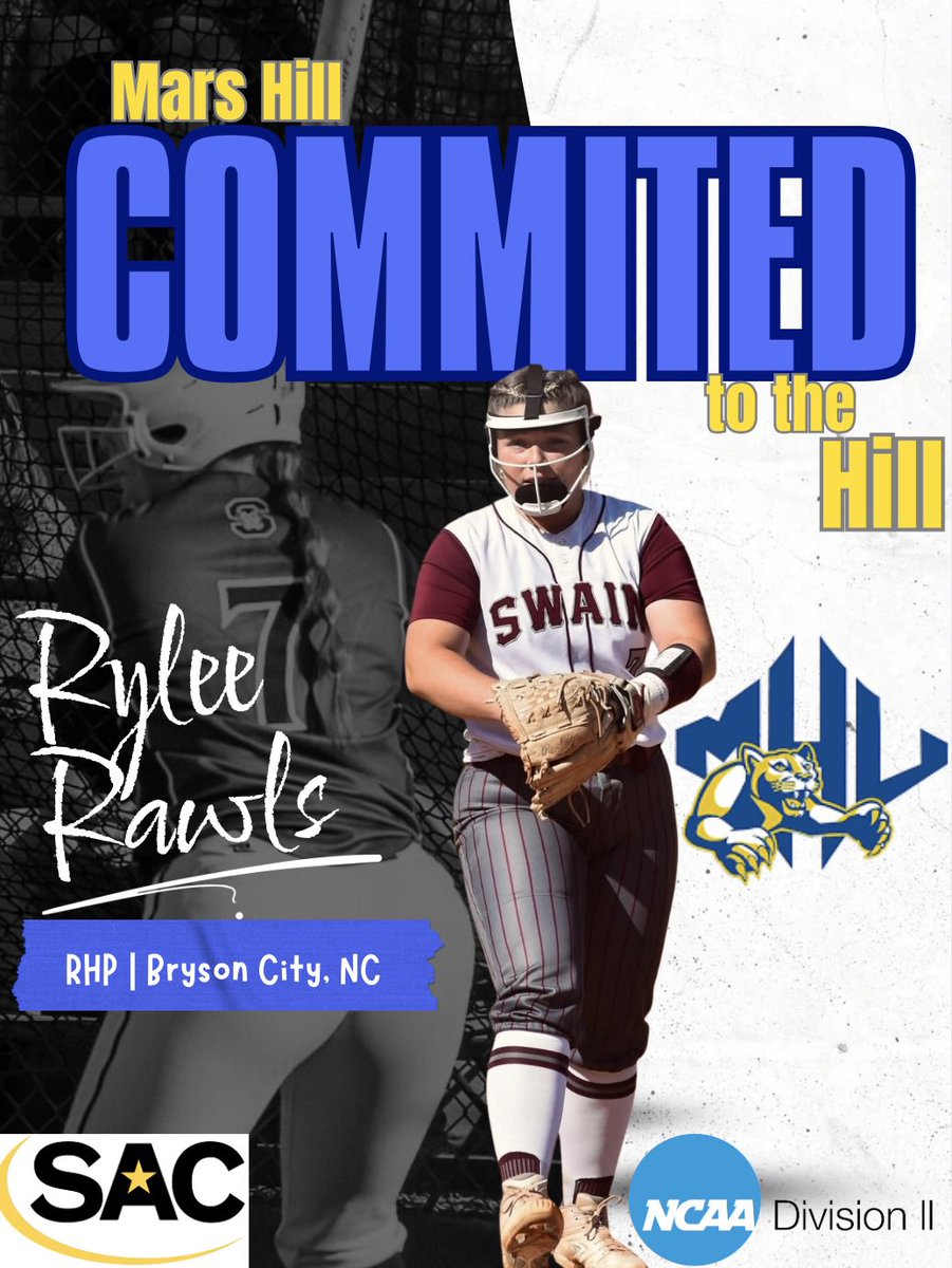 Absolutely blessed, God is so good. So thankful I found my future home! Roll Hill!🦁💙 <a href="/MHU_Softball/">Mars Hill Softball</a> <a href="/SwainSoftball/">Toby Burrell</a>  #commited