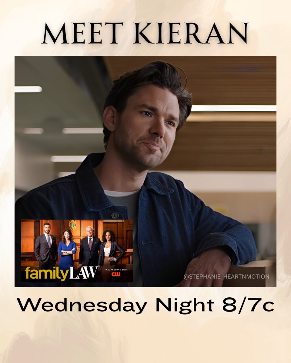Catch <a href="/kevin_mcGarry/">Kevin Mcgarry</a> tonight on <a href="/TheCW/">The CW</a> on Family Law 8/7c! #mcgarries #hearties #familylaw #thecw