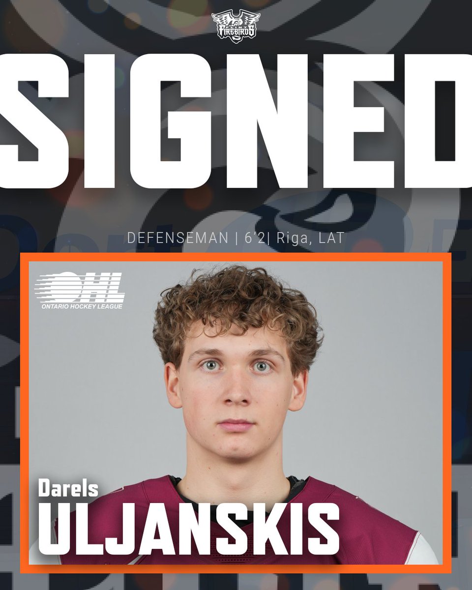 We have singed No. 5 overall CHL Import Draft pick and Anaheim Ducks prospect Darels Uljanskis to a Standard Player Agreement. Welcome to Flint, Darels!