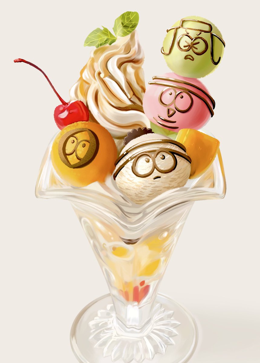 a special parfait for a special day 🎂🍦🍡
#southpark