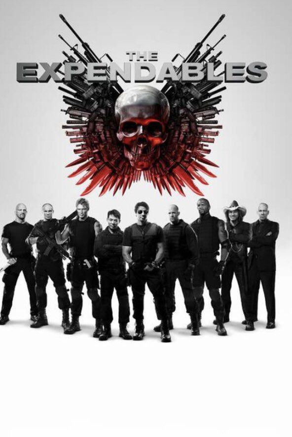 Il y a 15 ans, <a href="/TheSlyStallone/">Sylvester Stallone</a> réunissait ses potes avec #TheExpendables.
Punchlines, actions, et scènes cultes sont au rendez-vous de cette badasserie. Trois opus suivront entre réussite et ratage. Vu en avant première avec l’équipe, salutations avec <a href="/realjstatham/">Jason Statham</a>. Inoubliable.