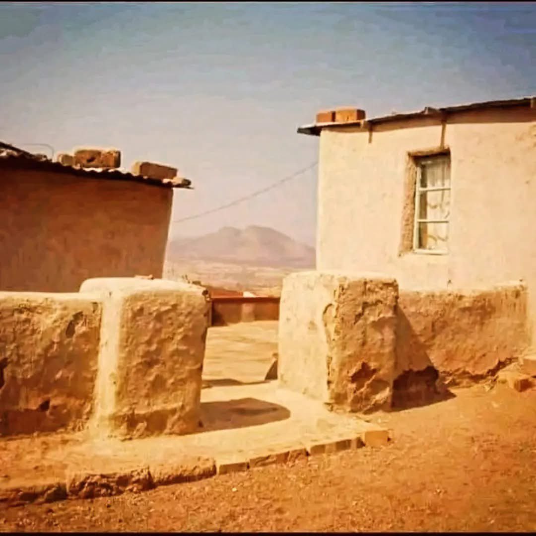 ‘These are the houses that brought us up, the entrance that we felt good coming to after having a bad day at school. The grounds that were smeared with cow dung, to relieve off whatever pains we felt underneath our feet.

The homes that were full of love, happiness and never