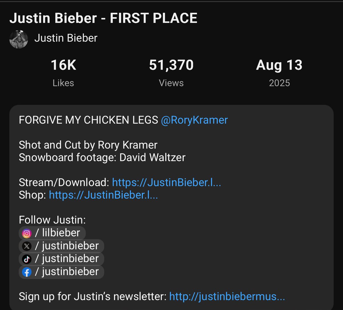 now why would they put the forgive my chicken legs caption on youtube fjdndnd