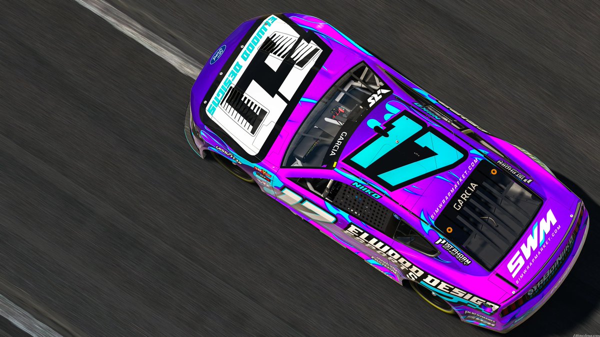 Check out this impressive livery featuring Elwood Design Esports, crafted using NASCAR Class A - 084. Submitted by Niiko Garcia!