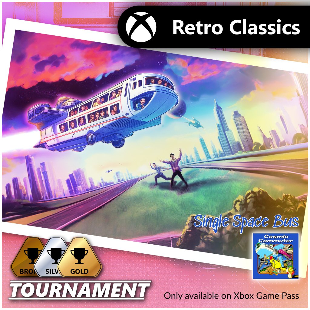 Antstream - PC, Xbox, PS & mobile (@antstreamarcade) on Twitter photo RETRO CLASSICS TOURNAMENT 🏆
This week's tournament is for Cosmic Commuter! Will you take the top spot on the leaderboard?
Play Retro Classics with <a href="/XboxGamePass/">Xbox Game Pass</a> today! RETRO CLASSICS TOURNAMENT 🏆
This week's tournament is for Cosmic Commuter! Will you take the top spot on the leaderboard?
Play Retro Classics with <a href="/XboxGamePass/">Xbox Game Pass</a> today!