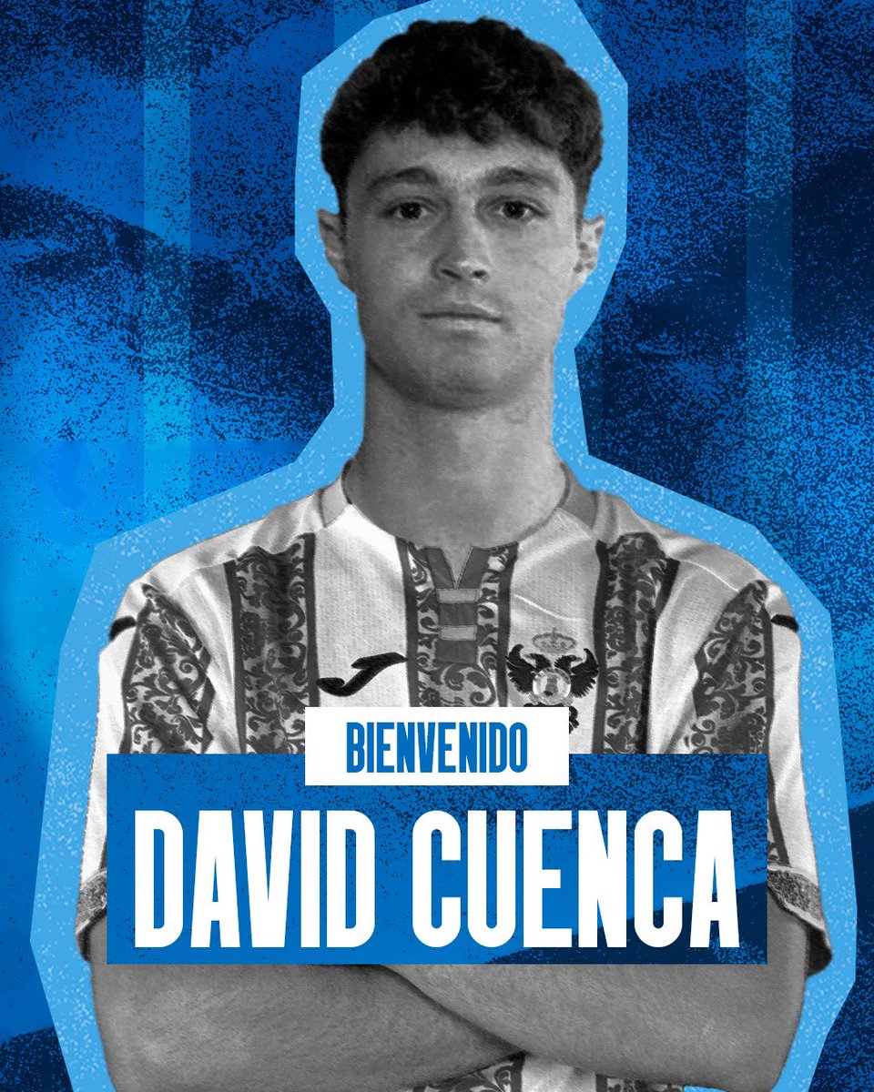 CF Talavera de la Reina 💙🏺 (@cftalavera) on Twitter photo 🆕 𝗙𝗜𝗖𝗛𝗔𝗝𝗘 | David Cuenca se incorpora al C.F. Talavera para la temporada 2025/26.  
Talento joven y versatilidad defensiva para reforzar la zaga blanquiazul. Procedente del Real Madrid Castilla, David puede actuar como central zurdo o lateral izquierdo, destacando por su 🆕 𝗙𝗜𝗖𝗛𝗔𝗝𝗘 | David Cuenca se incorpora al C.F. Talavera para la temporada 2025/26.  
Talento joven y versatilidad defensiva para reforzar la zaga blanquiazul. Procedente del Real Madrid Castilla, David puede actuar como central zurdo o lateral izquierdo, destacando por su