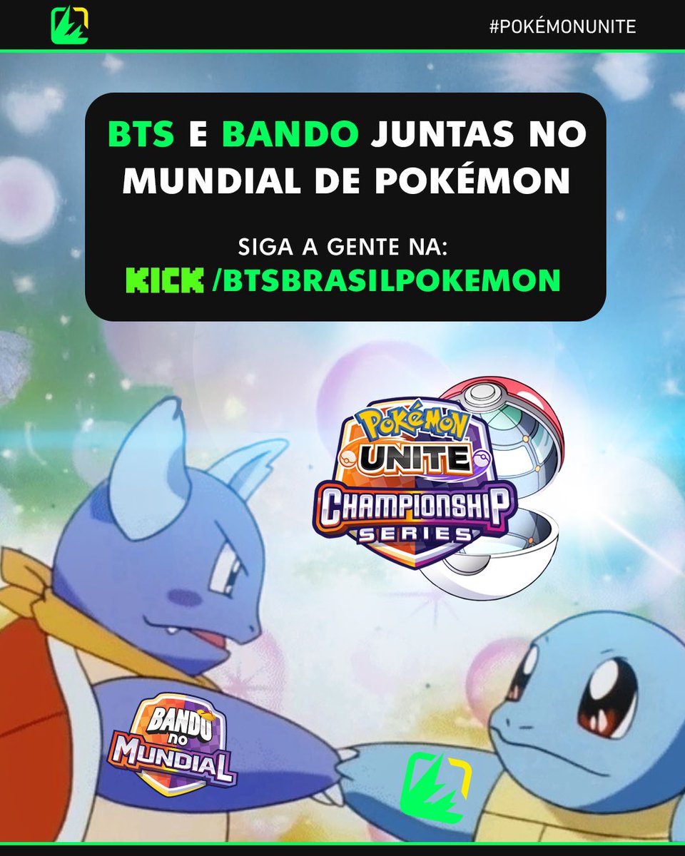A BTSBrasilTV, em parceria com o <a href="/bruno__monkey/">O Bruno Black</a>, vai trazer todos os momentos do Pokémon Unite World Championship 2025 para você!

Prepare sua pokédex e vem ver essa jornada com a gente!