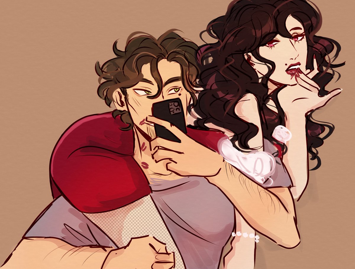 solvanei's tweet photo. Modern AU (My Eurymachus changes every damn time I draw him LOL) https://t.co/MbmOzkcToc