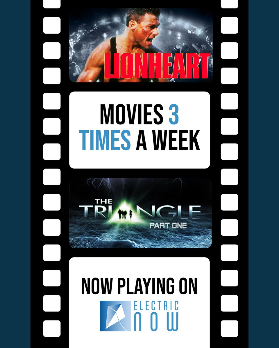 Midweek movie magic? Don't miss Lionheart tonight and The Triangle: Part 1 this Friday. Stream them for FREE on #ElectricNOW!