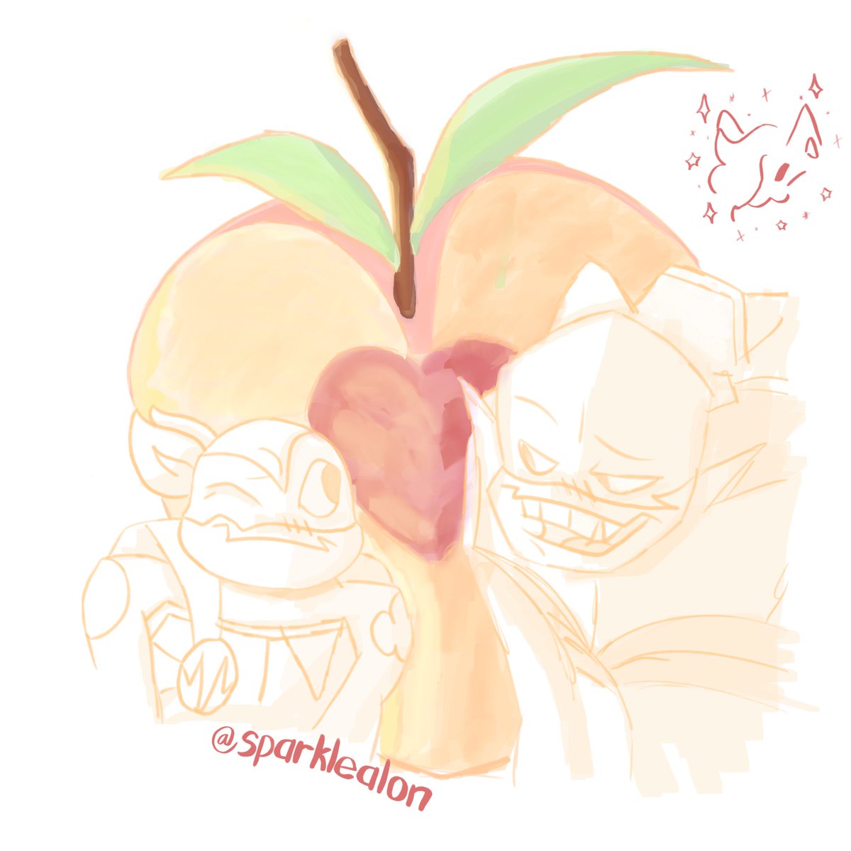 I've seen a couple of artists do the apple trend with leotello so I present to you #raphangelo peach 🍑

#riseofthetmnt #rottmnt #rottmntmikey #rottmntraph #rottmntfanart #tmnt