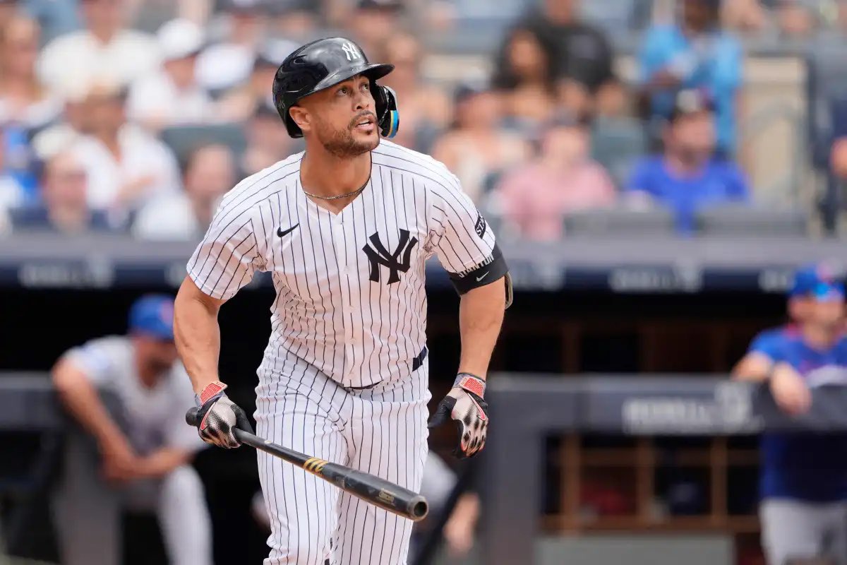 Jimmy Randazzo (@jimmyrandazzo) on Twitter photo If Giancarlo Stanton hits a HR tonight someone who retweets and is following <a href="/YankeesPod/">Yankees Pod 🎧</a> is winning a shirt. Comment your size. Let’s go Yankees. If Giancarlo Stanton hits a HR tonight someone who retweets and is following <a href="/YankeesPod/">Yankees Pod 🎧</a> is winning a shirt. Comment your size. Let’s go Yankees.