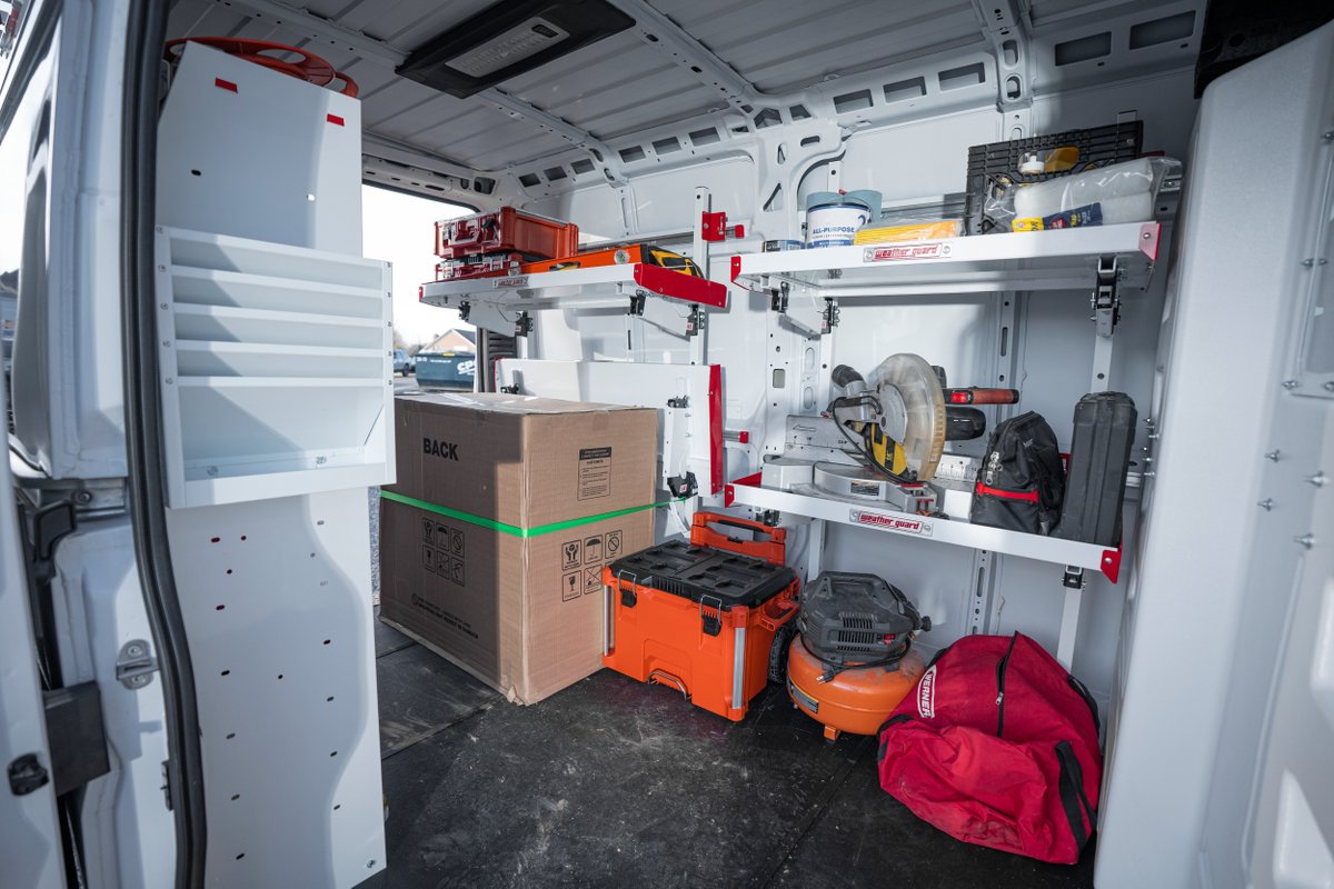weather_guard's tweet image. Bins. Shelves. Floors. All built to work as hard as you do. 
Learn more: bit.ly/457978R

#WeatherGuard #VanAccessories #VanSolutions #Upfit #WorkVan