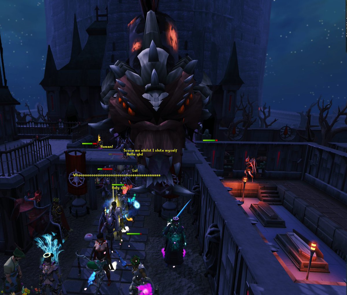 Some screenies  of todays JMod community Event  "Great Gielinor Race " we got a little lost
 but we all made it safely to the end . 🤣🏃🏃‍♂️🏃‍♀️💨
<a href="/JagexYuey/">Mod Yuey</a> <a href="/JagexForza/">Mod Forza</a> 
#runescape