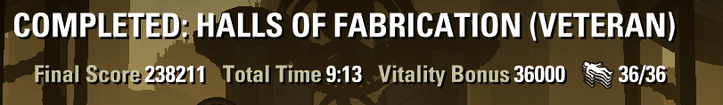 falcie's tweet photo. Limitless Halls of Fabrication World Record ♾
Our most recent score below in just 9:13, compared to our initial world record score at 9:50, I'm proud of everyone for learning and improving so much in just 12 raid days! https://t.co/L4fKXVJ6ku