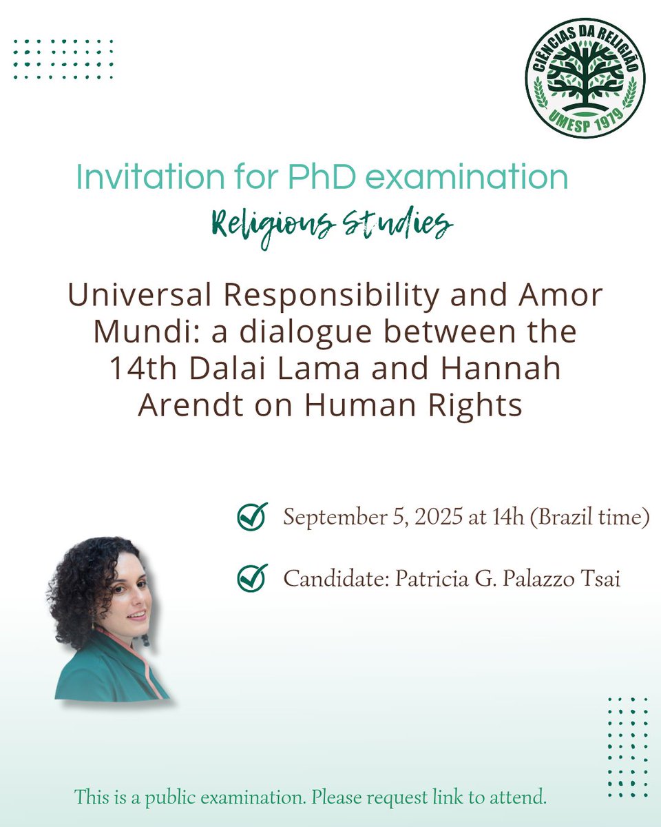 Patricia Palazzo Tsai (@palazzotsai) on Twitter photo Now it's official! I already submitted the thesis and am awaiting exam day! You are all welcome to join me in this special occasion.
My gratitude to <a href="/jungmosung/">Jung Mo Sung</a> and my co-supervisor <a href="/MarioIAguilar/">Prof. Mario I Aguilar</a> Now it's official! I already submitted the thesis and am awaiting exam day! You are all welcome to join me in this special occasion.
My gratitude to <a href="/jungmosung/">Jung Mo Sung</a> and my co-supervisor <a href="/MarioIAguilar/">Prof. Mario I Aguilar</a>