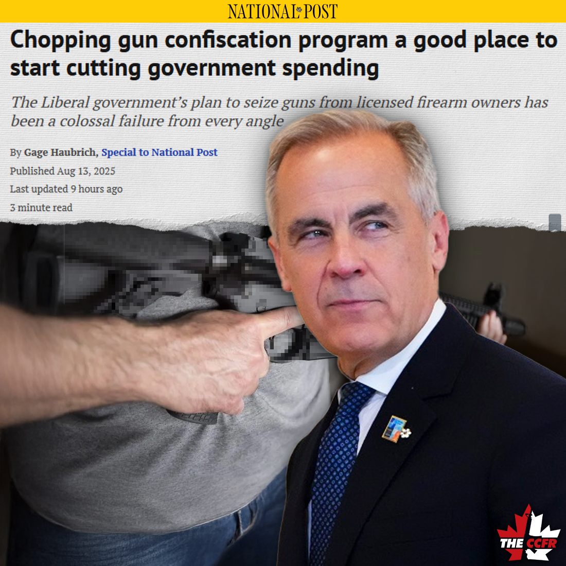 CCFR/CCDAF (@ccfr_ccdaf) on Twitter photo “Govt’s plan to seize guns from licensed 🇨🇦 firearm owners is a colossal failure from every angle... Not because it was designed incorrectly and needs more work, it’s a failure because it was never going to work in the first place.” <a href="/glhaubrich/">Gage Haubrich</a> #cdnpoli
nationalpost.com/opinion/libera… “Govt’s plan to seize guns from licensed 🇨🇦 firearm owners is a colossal failure from every angle... Not because it was designed incorrectly and needs more work, it’s a failure because it was never going to work in the first place.” <a href="/glhaubrich/">Gage Haubrich</a> #cdnpoli
nationalpost.com/opinion/libera…