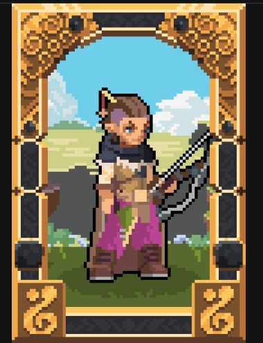 xcredentialx's tweet photo. "My Hawker in Echoes of Cryptalia has that perfect mix of charm and danger — built for speed, smarts, and striking when it matters most. Can’t wait to see what adventures await! 🏹🗡️ #EchoesOfCryptalia @PlayCryptalia https://t.co/zrqfQEcQJM