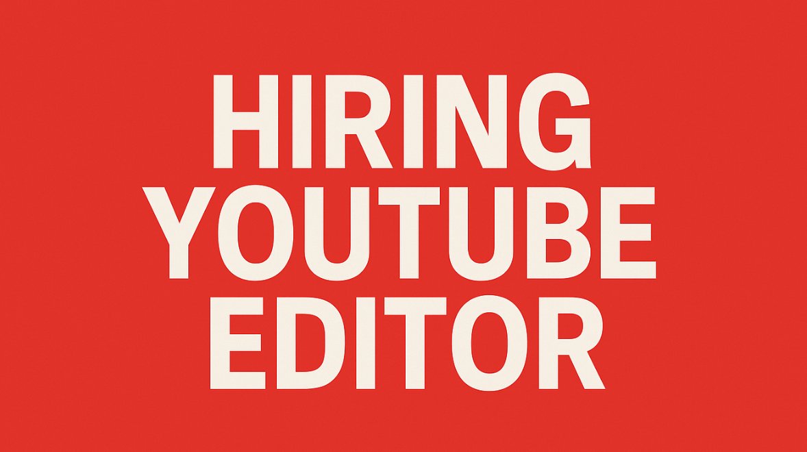 We are looking for a YouTube editor who's passionate about fitness, and also knows retention!! Massive bonuses available!! Apply here 2vei0wwu742.typeform.com/to/PT3fsoaB #youtubeditor  #videoeditor