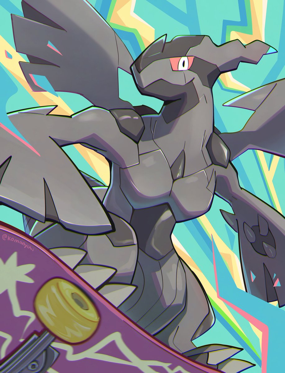 Komanychi's tweet photo. Zekrom https://t.co/x4Jw9iEkzo